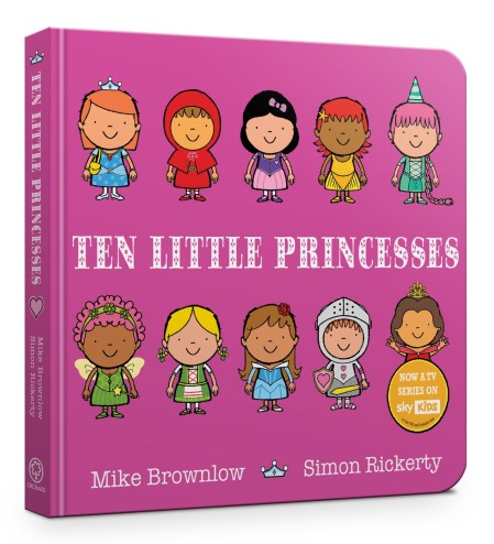 Ten Little Princesses Board Book