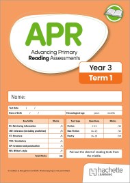 Advancing Primary Reading Assessments, Year 3 Term 1, 10pk