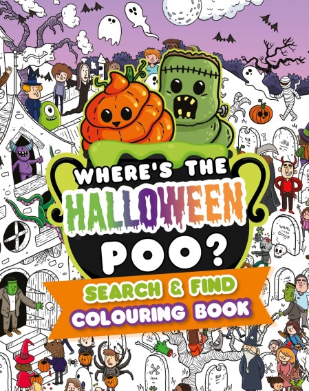 Where’s the Halloween Poo? Search and Find Colouring Book