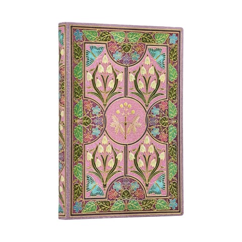 Mimosa (Poetry in Bloom) Mini Lined Softcover Journal (Elastic Band Closure)