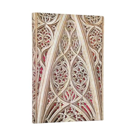Vault of the Milan Cathedral (Burgundy) (Duomo di Milano) Midi Lined Softcover Journal (Elastic Band)