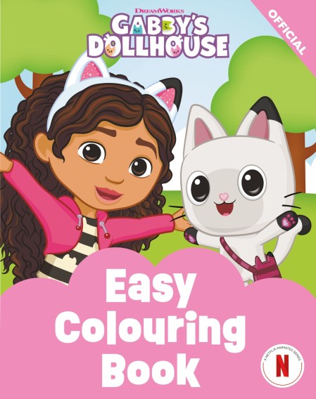 DreamWorks Gabby’s Dollhouse: Easy Colouring Book