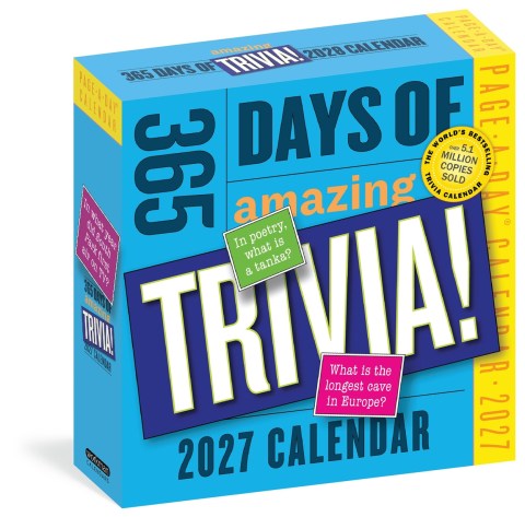 365 Days of Amazing Trivia Page-A-Day® Calendar 2027