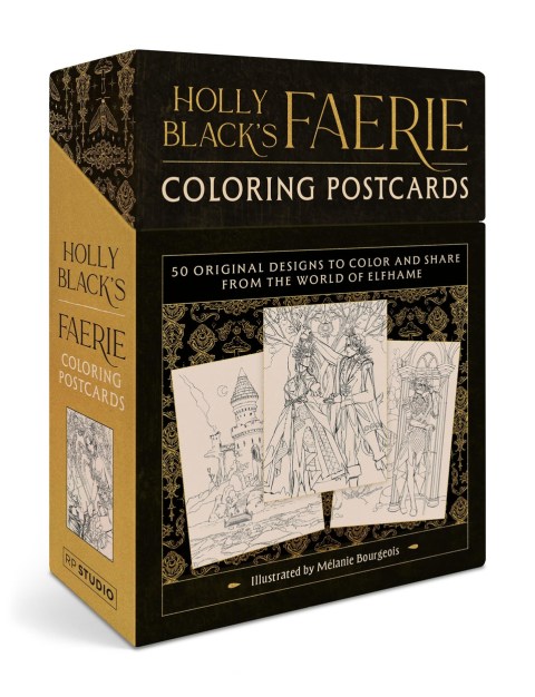 Holly Black’s Faerie Coloring Postcards