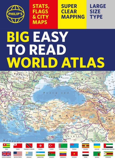 Philip’s Big Easy to Read World Atlas (A3)