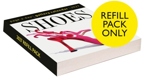 Shoes Page-A-Day® Gallery Calendar Refill Pack 2027