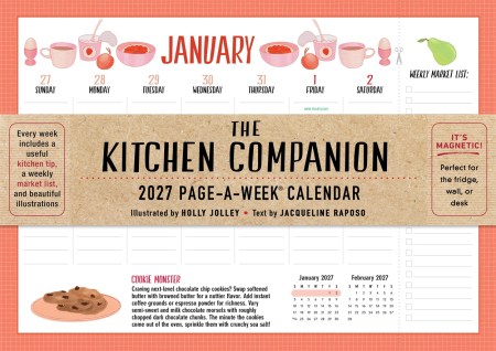 The Kitchen Companion Page-A-Week Calendar 2027