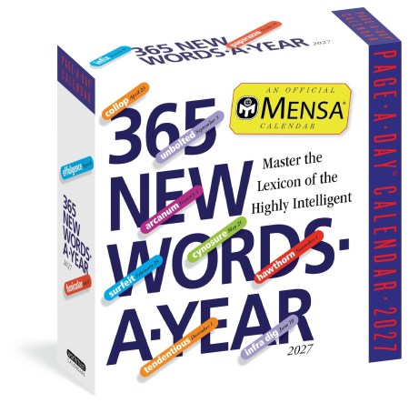Mensa® 365 New Words-a-Year Page-A-Day® Calendar 2027