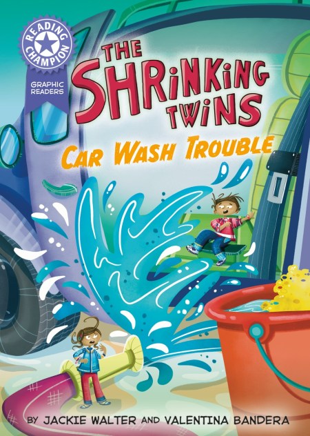 Reading Champion: Graphics: The Shrinking Twins: Car Wash Trouble